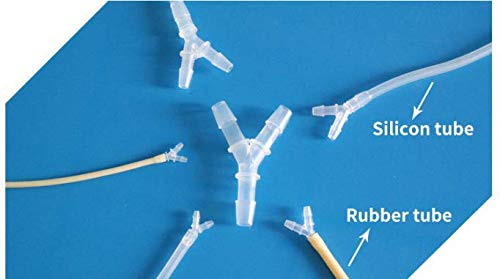 Plastic Barb Equal Y Tee 9/16" hose ID Polypropylene pipe connectors Plastic Joint Splicer Mender Adapter Union Boat Water Air Aquarium O2 Fuel (pack of 5) - size: 9/16 Inch, style: Pack of 5