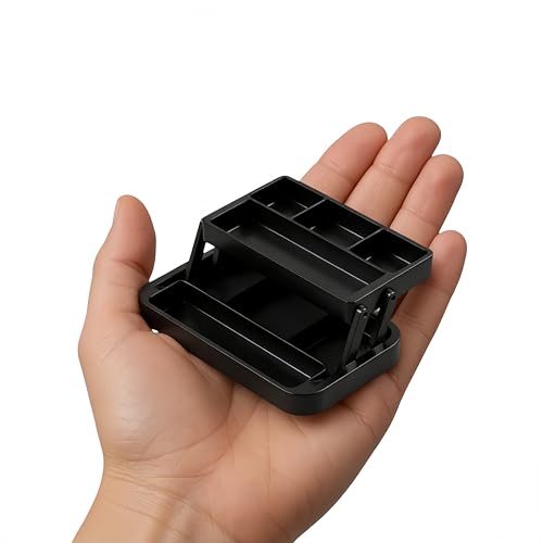 Tackle Box Inserts Compatible with Altoids Tin, Pocket Size Fishing Gear Organizer with Nesting Hinges for Outdoors