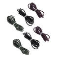 6PCS Carp Fishing Silicone Rig Tubes - 3.3ft Length Anti-Tangles Sleeve for Hair Rigs, Soft Terminal Tackle with 3 Colors for Carp and Coarse Fishing