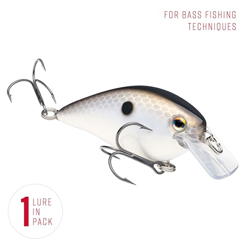 Strike King KVD 1.5 Hard Knock Fishing Lure, 3/8 oz, 3D Lifelike Eyes - color: 511 - Gizzard Shad, size: 1.5-Ounce