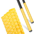 Fishing Rod Handle Grip Pole Wrap X-Tube Heat Shrink Tubing Non-Slip Insulated Abrasion Sleeve-Length:39" Diameter:25/32" (Yellow) - color: Yellow, size: Diamter:20mm"(25/32 inch)