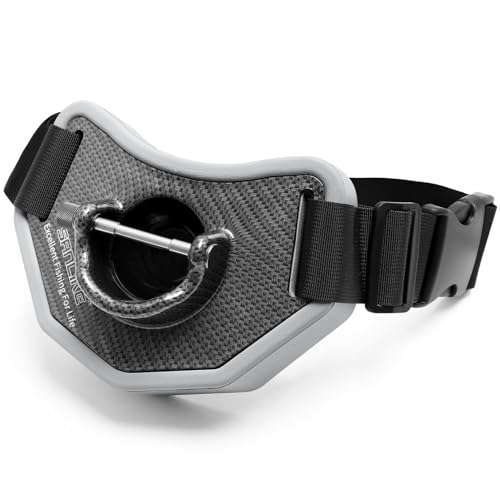 SANLIKE Stand-up Fishing Belt Adjustable Waist Fighting Belt Rod Holder