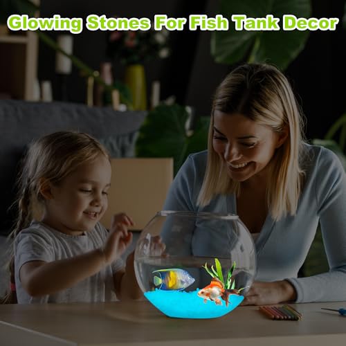 3000pc Glow in The Dark White Stones Luminous Pebbles White Fish Tank Rocks Glow Stones for Garden Glowing Rocks Outdoor Luminous Stone for Fish Tank Patio Aquarium Walkway Driveway,White - size: 3000, style: White
