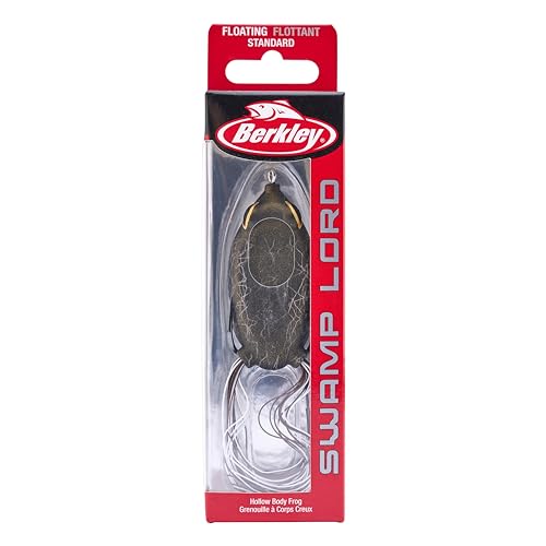 Berkley Swamp Lord Hollow Body Frog Fishing Bait - color: Burnt Bone, size: Standard