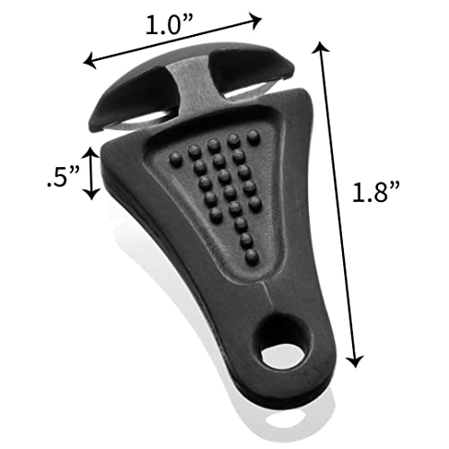 LINE CUTTERZ Patented Ceramic Blade Zipper Pull Quick Braided Fishing Line Cutter - Fishing Equipment - Upgrade Your Fishing Gear Now - color: Black