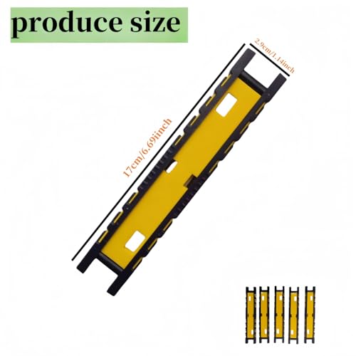 5PCS Fishing Hook Holder Fishing Leader Line Board for Storing Fishing Line Rigs Foam Board Organizer with Tackle Box