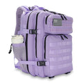 Lovelinks21 45L Tactical Assault Backpack 3 Day Assault Pack with MOLLE Waterproof Rucksack for Tactical Backpacks (Light Purple) - color: Light Purple