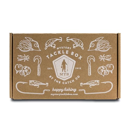 Catch Co Mystery Tackle Box Inshore Saltwater Fishing Kit | Redfish | Striped Bass| Snook | Speckled Trout | Flounder - style: Regular