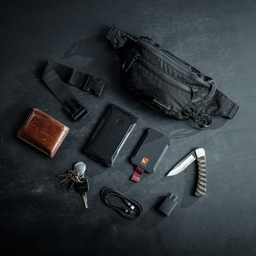 Eberlestock Bando Bag - Tactical Men's Fanny Pack w/Adjustable Waist Belt, Zippered Pockets, Compact Lightweight Belt Bag - color: Multicam, size: Standard