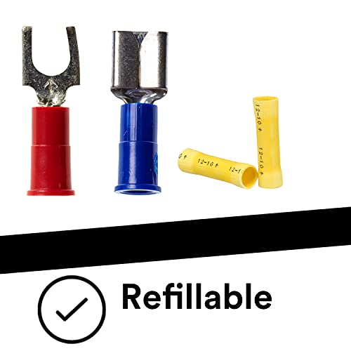 3M Highland Terminal Kit, HTK-1, 1 Kit of 180 Pieces, Includes Ring, Fork, Butt Splice and Disconnects, Refillable, Compact, Portable, Durable - style: Standard terminal kit