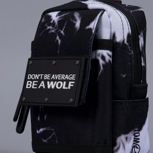 Tactical EDC Pouch Attachment Bag - color: Black Lightning