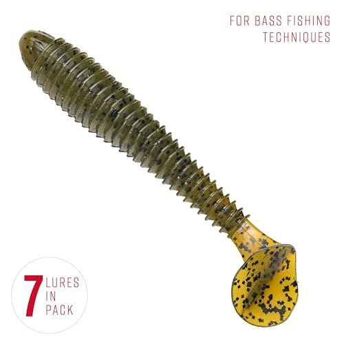 Strike King Rage Swimmer - color: Green Pumpkin, size: 0.2125"