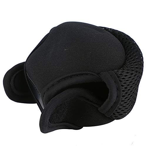 Baitcast Reels Cover Case, Breathable Baitcasting Reel Protector Soft Protective Cover For Fishing Wheels (Black)