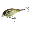 Lucky Craft LC 0.5 Squarebill Crankbait, Silent Fishing Lure for Bass Trout and Pike, Made in Japan, Freshwater Fishing Gear, Hard Bait Bass Lures - color: 176 Flake Flake Stripe Gill