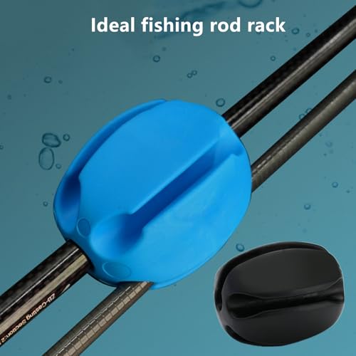 3 Pcs Fishing Rod Bundler Holder, Fishing Rod Storage Rack, 5 Holes Fishing Rod Hook Keeper, Portable Fishing Rod Fixed Ball Fishing Accessories for Fishing