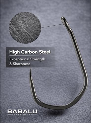 Barbless Fishing Hooks BB20-50Pcs High Carbon Steel - size: #2