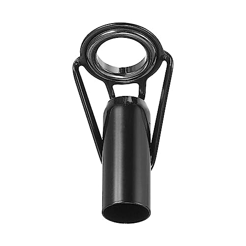 PATIKIL Fishing Rod Tip Repair Kit Stainless Steel Pole Ring Guide Replacement for Saltwater Freshwater Fishing - color: Black, size: 6.0-8.0mm