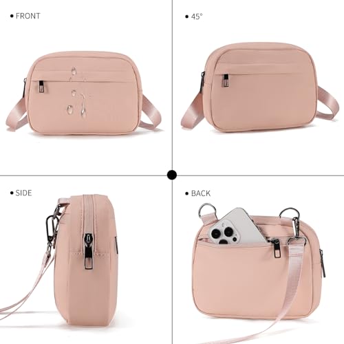 MAXTOP Small Crossbody Bags for Women Belt Bag Fanny Pack with Adjustable Strap - color: Cute Pink, style: Small Crossbody Bag