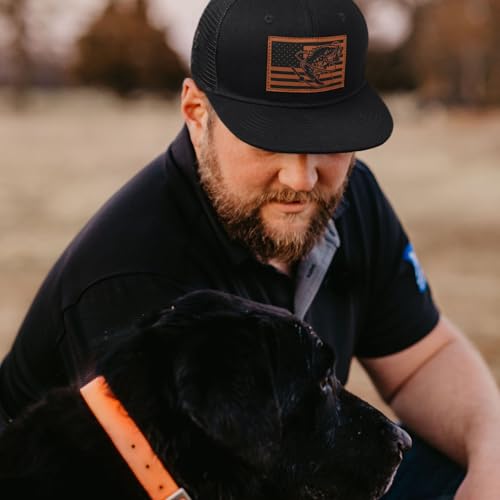 Fishing Gifts for Men - Snapback & Trucker Hats - American Flag Outdoor Fishing Hat - color: 10.balck Flatbrim Mesh (Bassflag)