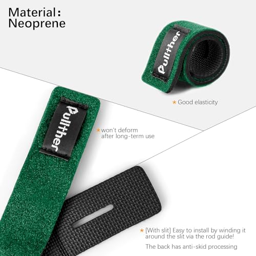 Fishing Rod Straps,Adjustable Fishing Rod Ties for Casting Rods,Spinning Rods and Fly Rods