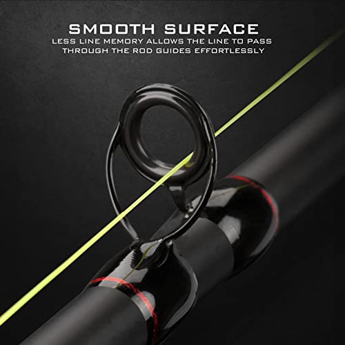 KastKing TriPolymer Advanced Monofilament Fishing Line, Low Light Refraction, Super Smooth, Highly Abrasion Resistant, Triple Cross Head Extrusion Process Fishing Line - color: SUNRISE YELLOW, size: 4LB-300Yds