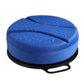 5 Gallon Bucket Seat with 3" Thick Seat Foam Cushion, 360°Swivel Bucket Lid Seat, Waterproof & Silent Bucket Seats for Dove Duck Hunting, Ice Fishing, Baseball, Camping - color: Blue
