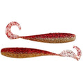 A.M. Fishing Curly Tail Jerkshad 4 Inch Soft Baits Garlic Infused,– 8 Pack – Saltwater & Freshwater Fishing Lures for Bass, Redfish, Snook, and Trout - color: Money