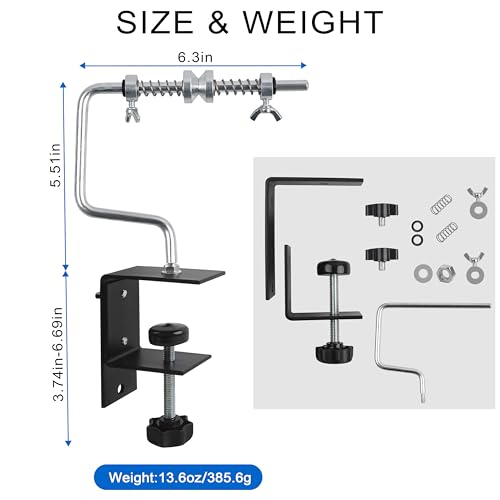 Fishing Line Spooler Winder with Clamp Adjustable Stable Reel Spooler Machine Spooling Station System Portable Fishing Line Spooling Accessories for Spinning Casting Reels - style: Type B-with Clamp