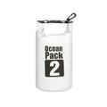 Dry Sack/Waterproof Bag for Boating, Kayaking, Hiking, Snowboarding, Camping, Rafting, Fishing and Backpacking (white, 2L), BO-BAGS-001