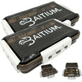 Baitium XTRAseal Waterproof Fishing Tackle Box Organizer, Tackle Boxes With Dividers, Tacklebox for Fishing, 3600 3700 Tackle Tray, Fishing Gear - size: 2-Pack 3600 (10.6" x 6.7" x 2")
