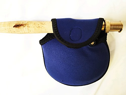 Kufa Sports Fishing Reel Cover Made by 4mm Thickness Neoprene for Spinning Reel, Bait Casting, Low Profile & Fly Reel - style: Fly Reel Cover Large (#3/4)