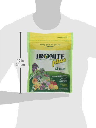 Ironite Plus Shrubs, Trees Plant Food Bag Granular 12-10-10 3lb (Pack of 12) - size: 3lb (Pack of 12)