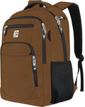 Volher Laptop Backpack,Business Travel Anti Theft Slim Durable Laptops Backpack,Water Resistant College Computer Bag for Women & Men Fits 15.6 Inch Laptop and Notebook-Brown - color: Brown, size: 15.6 Inch, style: Laptop