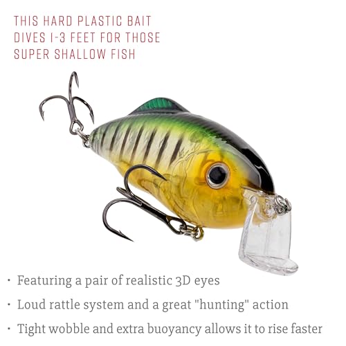 Strike King Hybrid Hunter Shallow Crankbait - color: 464 - Phantom Perch