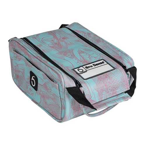 6th Sense – Bait Bag – Soft Plastic Storage Bag – Holds 15 to 20 Packs – Tackle Organizer – Clear Label Window - color: Inshore - Tropics