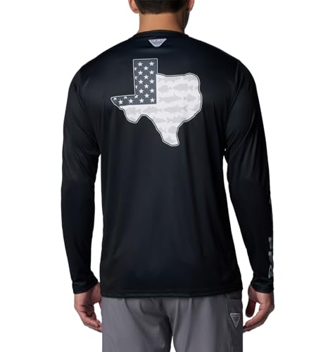 Columbia Men's Terminal Tackle PFG Statetriot Long Sleeve - color: Black/Graphite Tx, size: Medium