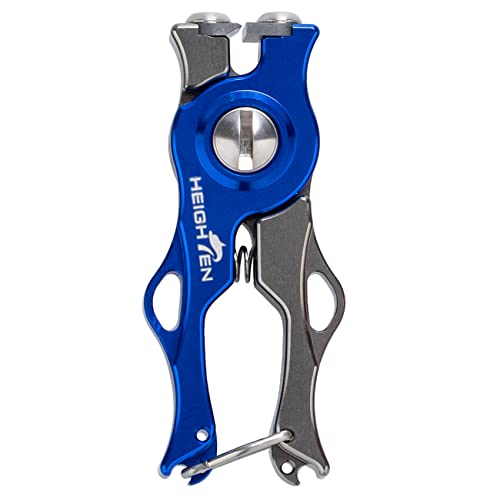 HEIGHTEN Line Cutter PE Nylon Carbon Fluorine Line Fishing Scissors Fishing Tackle - color: Blue