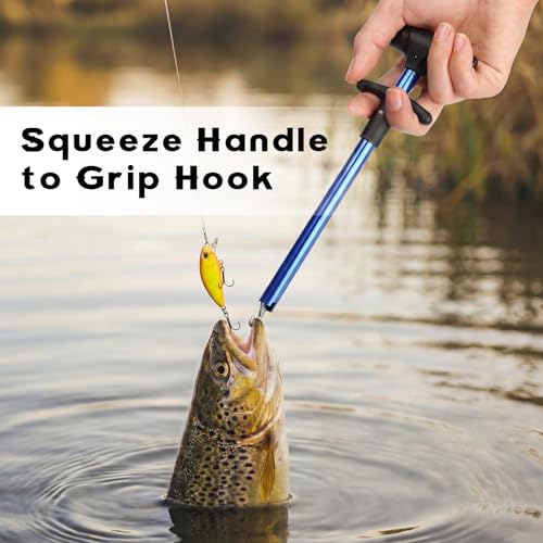 Shappy Fishing Hook Remover Set for Beginners 3 Pcs Fishing Gear Accessories Kit with 1 Pliers 2 Hook Remover Essential Fish Pliers Tool Set for Bass Trout Catfish Saltwater Freshwater Tools
