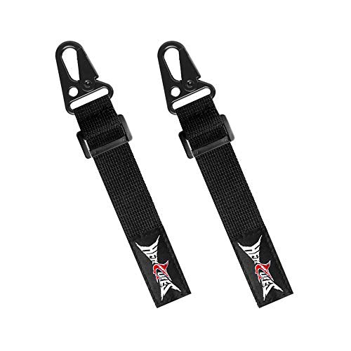 HERCULES M4 Fishing Lanyard, Fishing Pole Tether, Kayak Paddle Leash, Heavy Duty Retractable Coiled Lanyard for Fishing, Rods, Pliers, Boating, Paddles, Kayak - color: Rod Tie Belts