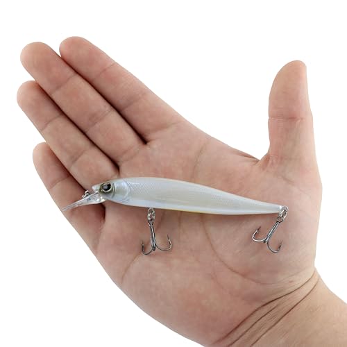 Berkley Stunna Fishing Hard Bait - color: French Pearl OB, size: 100+1mm - 3/8 oz