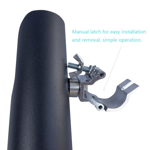 Rod Holders - Ideal for Wagons, Gardening Wagons, Gorillas and Campers, Golf carts. Clip-on mounting. - color: black aluminum