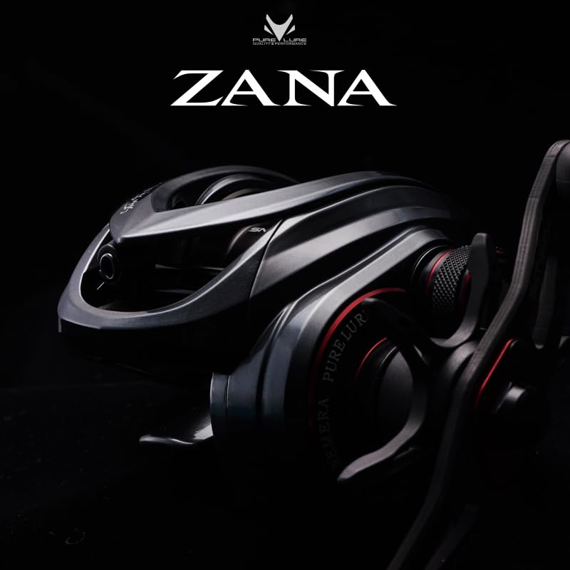 PURELURE Zana Baitcaster Reels, 4.9oz Ultralight BFS Reel 7.6:1 Gear Ratio, SEBS Magnetic Brake System, Max Drag 13lb, 6+1 BB, Aluminum Fishing Reel Baitcasting, Standard Spool + Shallow Spool - size: ZANA-Left-7.6:1