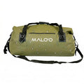 Malo’o Waterproof Dry Duffel, Heavy-Duty Roll Top Waterproof Gear Bag with Shoulder Strap & Molle Loops, Marine Duffel for Kayaking, Boating, Camping, Beach & Travel, Dark Green, 60L - color: Dark Green, size: 60L