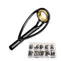50PCS Fishing Rod/Pole Replacement Stainless Steel Tip Tops Repair Kits for Surf,Spinning, Casting - color: B-BMGT-50PCS