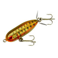 Heddon Torpedo Prop-Bait Topwater Fishing Lure with Spinner Action - color: G-Finish Gold Bass, size: 1/4 oz (1 7/8 Inch)