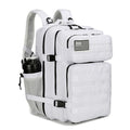 Lovelinks21 45L Tactical Assault Backpack 3 day assault pack with Molle Waterproof backpack Rucksack for Tactical Backpacks (White) - color: White