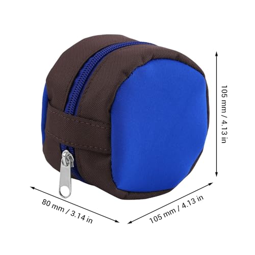 BORDSTRACT Safety Fly Fishing Reel Case, Protector Soft Pocket Cover Bag Pouch Holder, Zippered Design, Foam Inner, Compact and Lightweight, Fits up to 7/8 Size Reels, Black