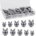 Split Shot Sinker Fishing Weights, 120pcs Removable Round Split Shot Fishing Line Sinkers Clip On Weights for Freshwater Saltwater Fishing - size: Mix Sizes 135pcs