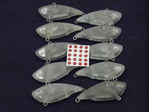 Blank Unpainted Minnow Crankbait Topwater Lipless Jerkbait Fishing Lures - color: UPL540