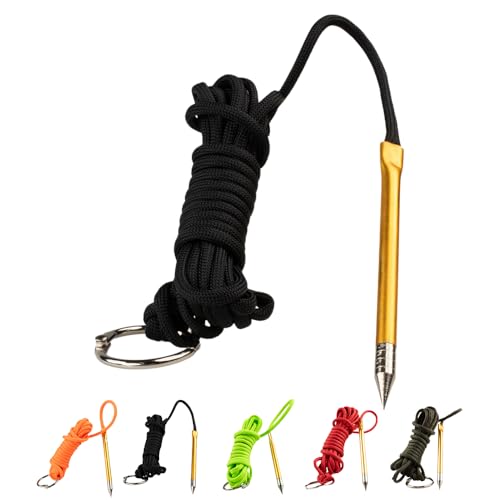 Fish Stringers – 10- & 20-Foot Lengths – 30+ Colors to Choose from! - color: Black, size: 20 feet